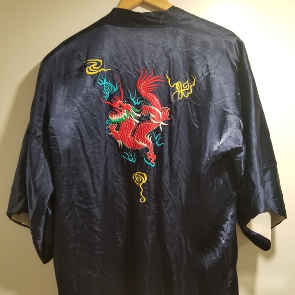 ⚡Vintage Mens Dragon Kimono/House Coat - Picture 2 of 3